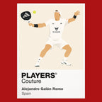 Alejandro Galán Romo Padel Icon Frame Men's Hoodie