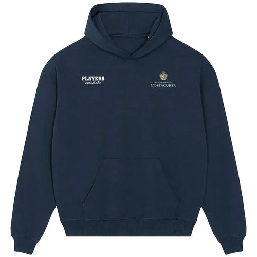 Alessandro Costacurta hoodie – navy men's hoodie featuring the Alessandro Costacurta Players Couture logo
