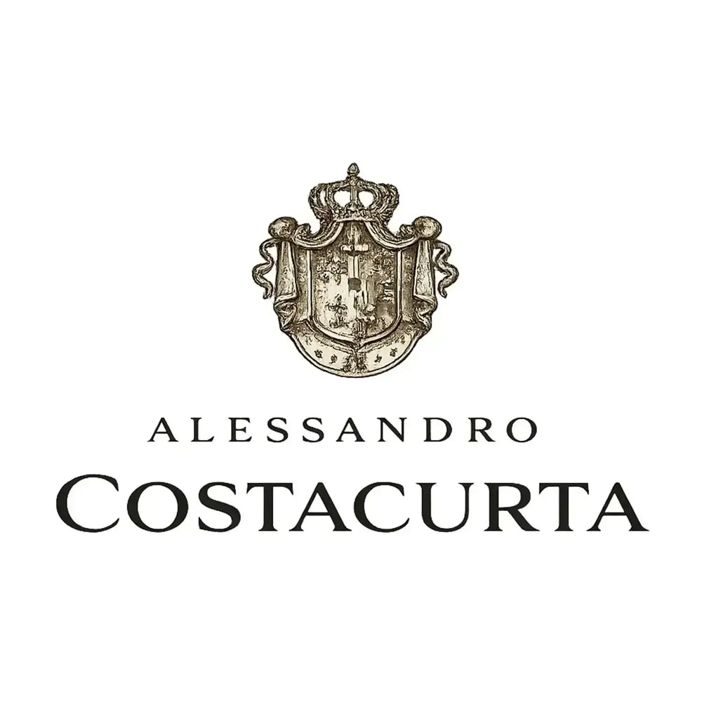 Alessandro Costacurta Logo Men's T-Shirt – white close-up detail shot of the Alessandro Costacurta Players Couture logo
