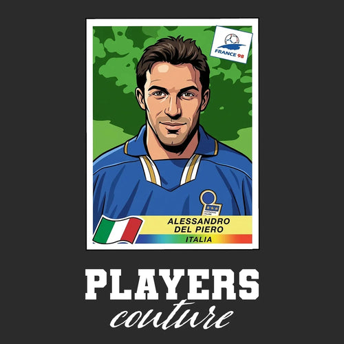 Alessandro Del Piero World Cup Sticker Men's Hoodie – alessandro del piero black Players Couture design
