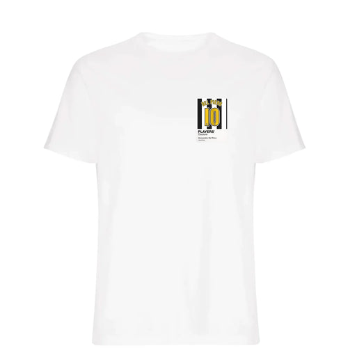 Alessandro Del Piero 10 Football t-shirt – white men's t-shirt featuring the Alessandro Del Piero 10 Football Players