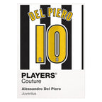 Alessandro Del Piero 10 Football Shirt Frame Men's Hoodie – white close-up detail shot of the Alessandro Del Piero 10
