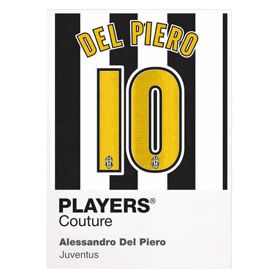 Alessandro Del Piero 10 Football Shirt Frame Men's Hoodie – white close-up detail shot of the Alessandro Del Piero 10