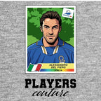 Alessandro Del Piero World Cup Sticker Kids T-Shirt – alessandro del piero grey Players Couture design