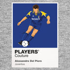 Alessandro Del Piero Juventus blue away Icon Frame artwork in grey