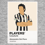 Alessandro Del Piero Juventus Icon Frame — Gray