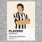 Alessandro Del Piero Juventus Icon Frame — Gray