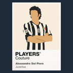 Alessandro Del Piero Juventus Icon Frame — Navy