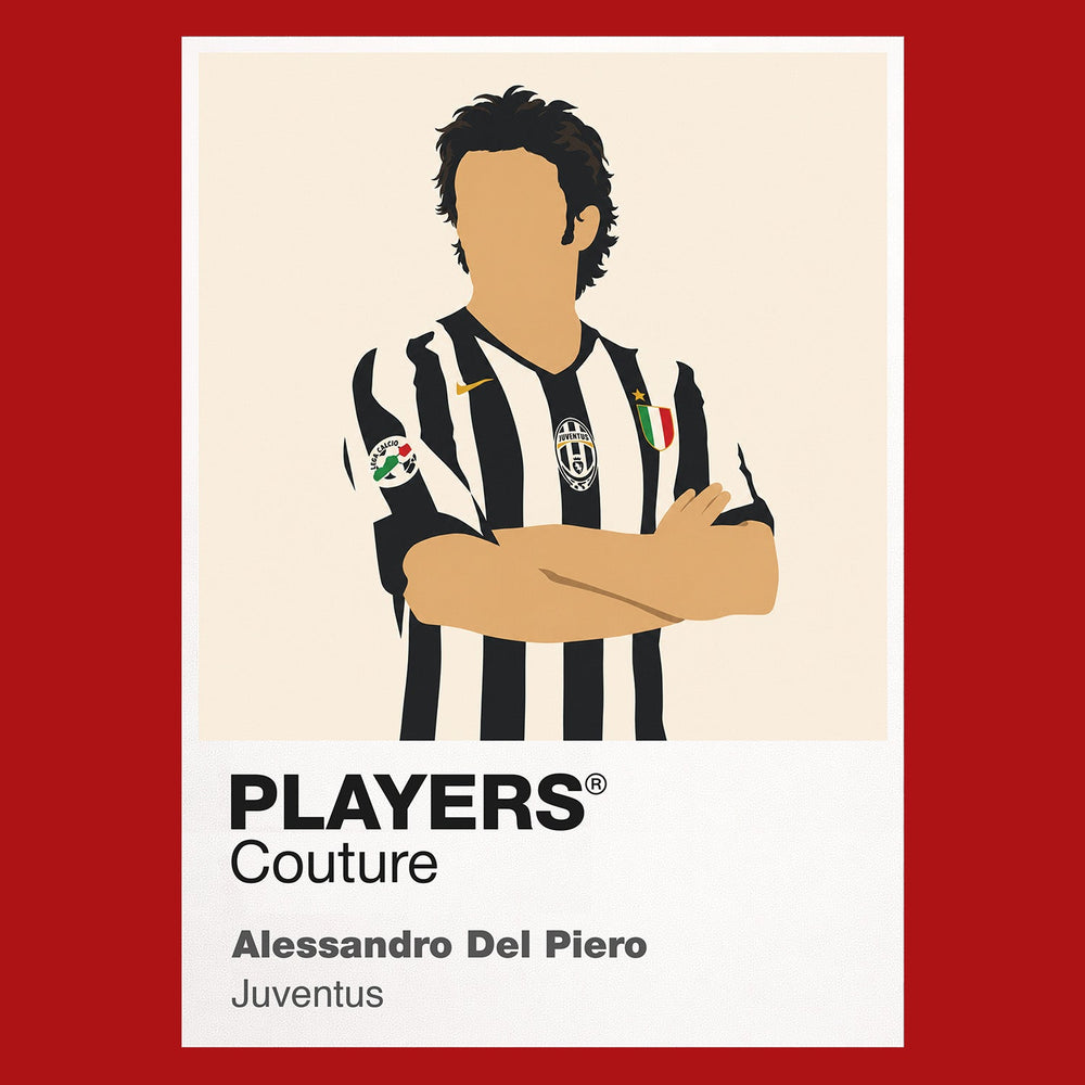 Alessandro Del Piero Juventus Icon Frame — Red