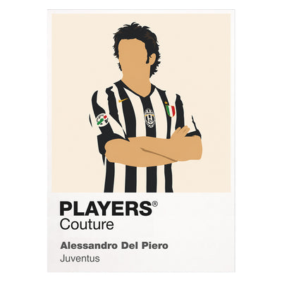 Alessandro Del Piero Juventus Icon Frame — White