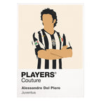 Alessandro Del Piero Juventus Icon Frame — White