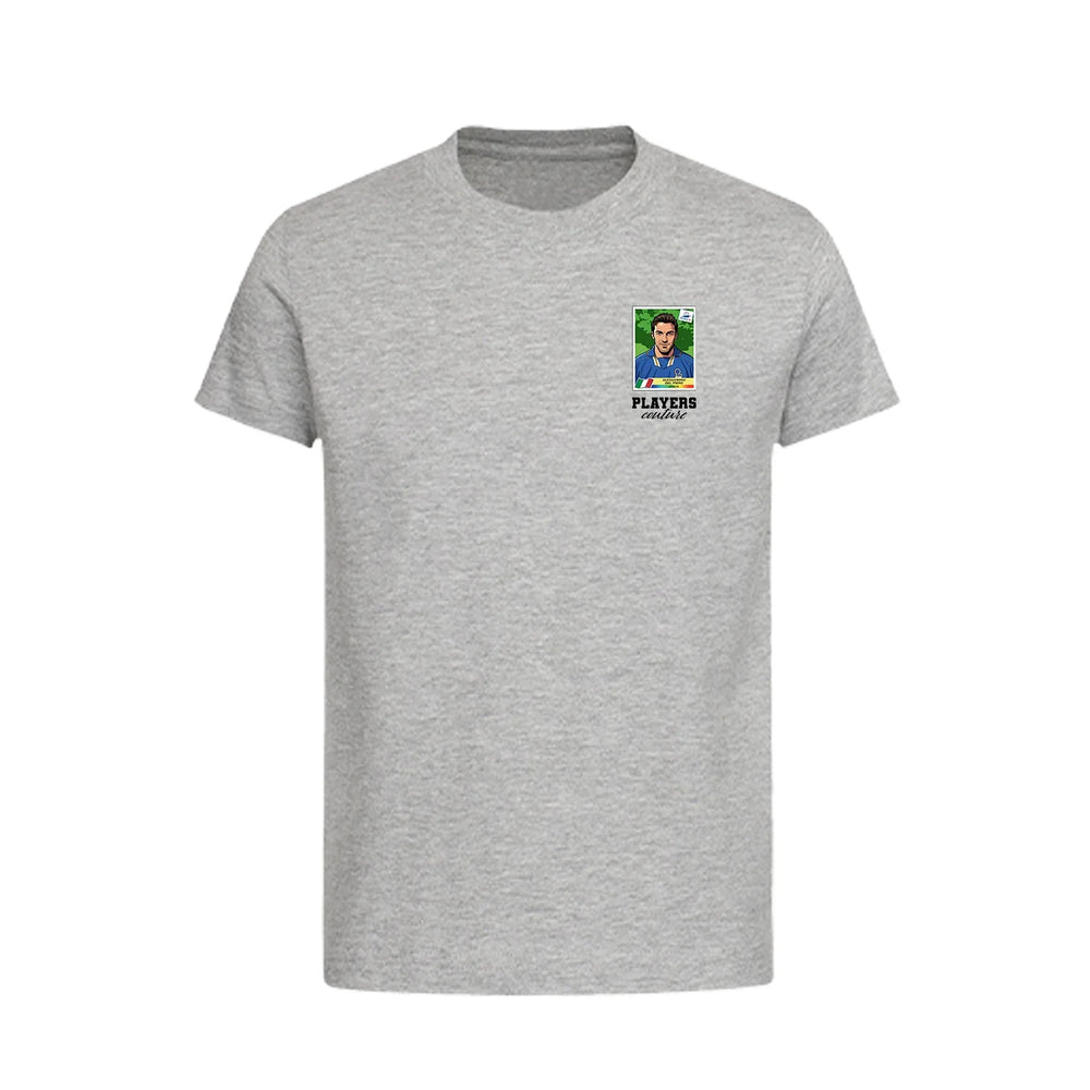 Alessandro Del Piero World Cup Sticker Kids T-Shirt – alessandro del piero sticker kids grey tshirt Players Couture design