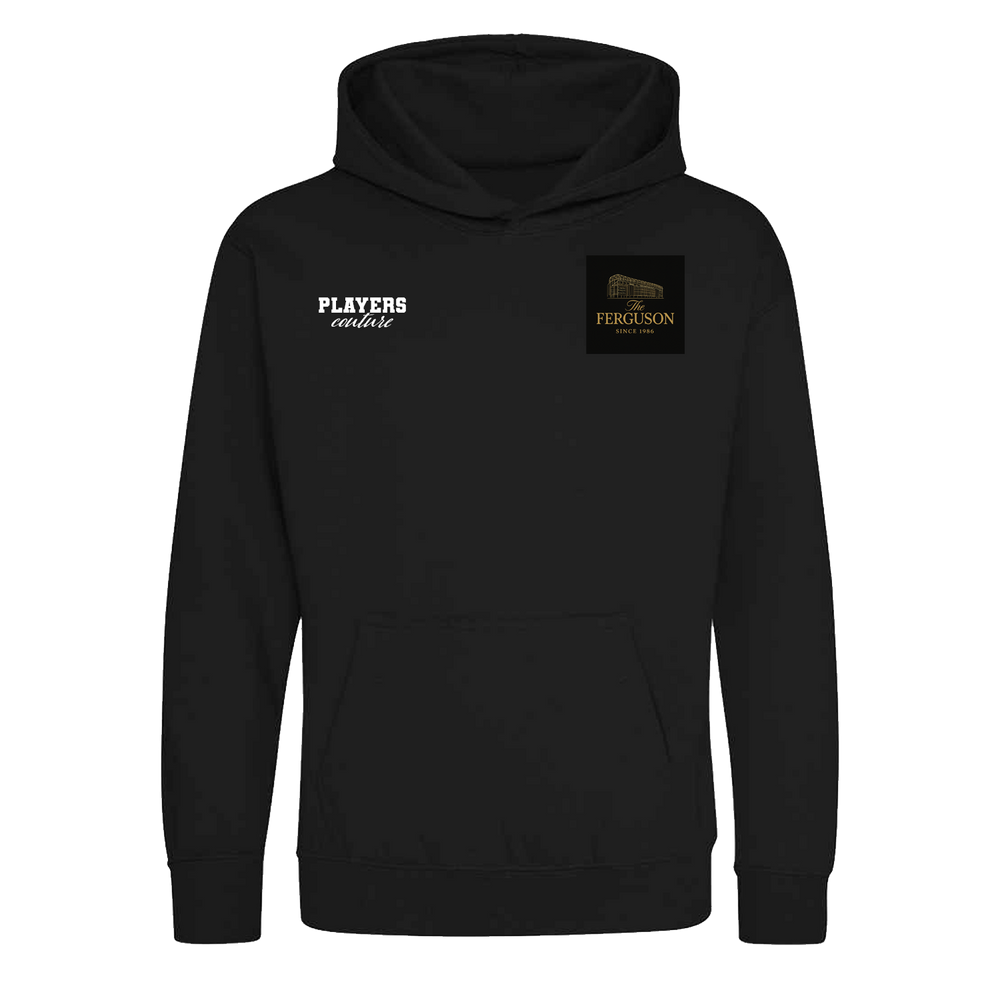 Alex Ferguson Logo Players Couture Kids Hoodie Black