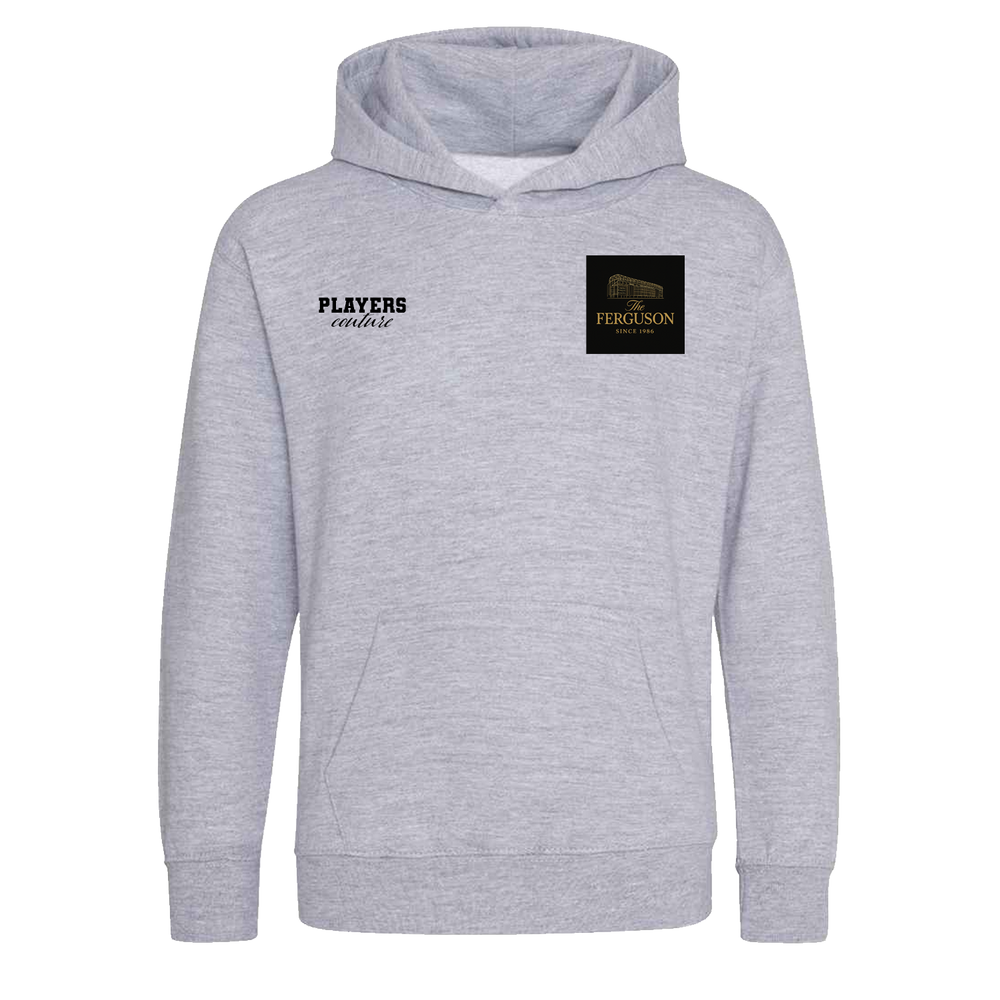 Alex Ferguson Logo Players Couture Kids Hoodie Gray