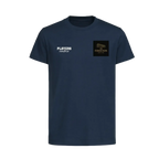 Alex Ferguson t-shirt – navy kids' t-shirt featuring the Alex Ferguson Players Couture logo