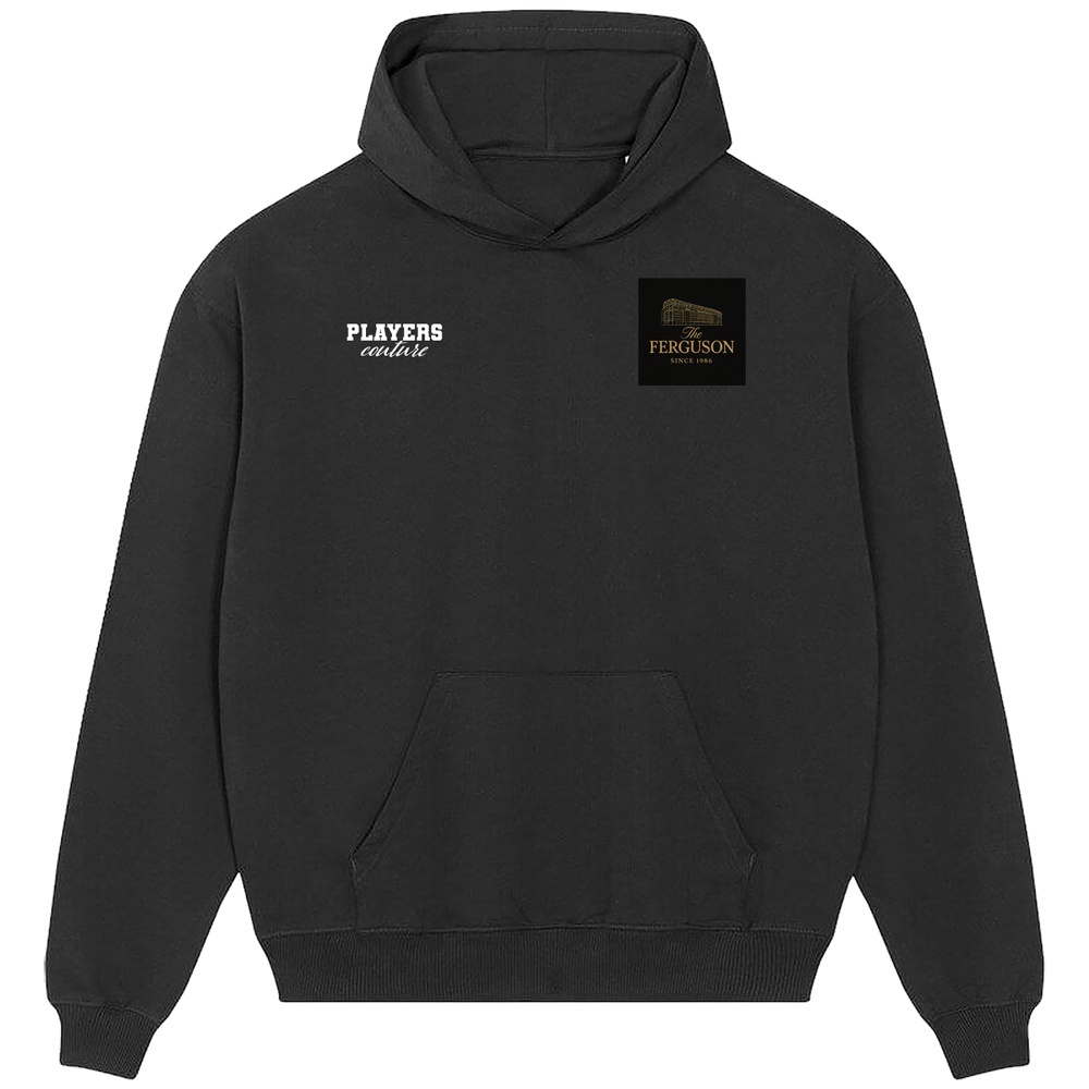 Alex Ferguson Logo Players Couture Men's Casual Hoodie Black