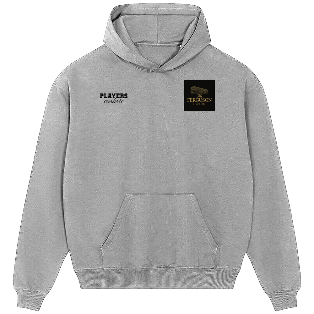 Alex Ferguson Logo Players Couture Men's Casual Hoodie Gray