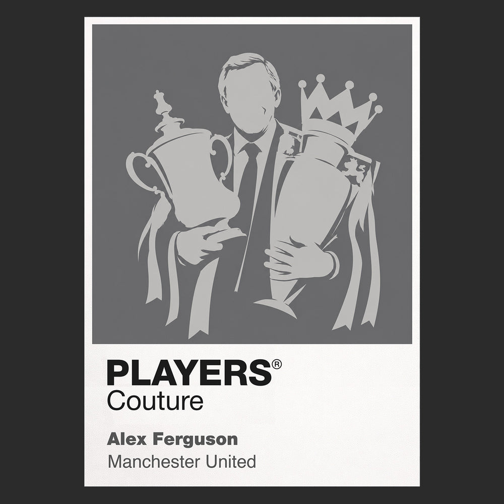Alex Ferguson Manchester United Icon Frame — Black