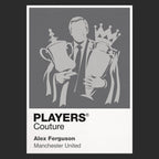 Sir Alex Ferguson Manchester United Icon Frame artwork in black