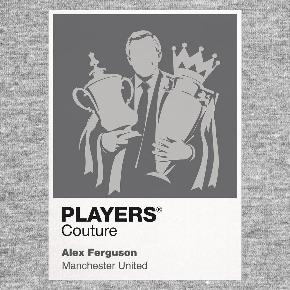 Alex Ferguson Manchester United Icon Frame — Gray