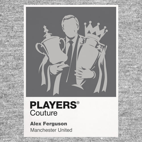 Alex Ferguson Manchester United Icon Frame — Gray