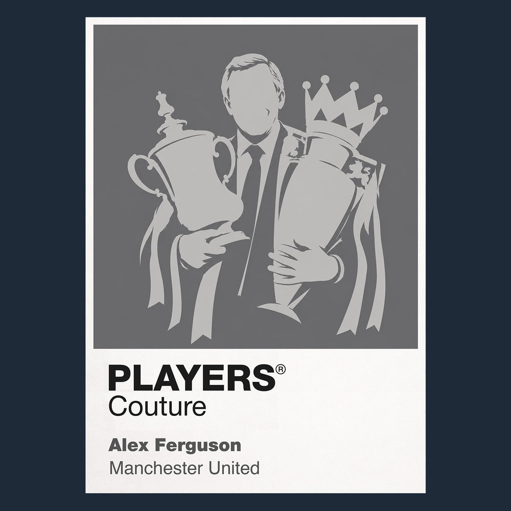 Alex Ferguson Manchester United Icon Frame — Navy