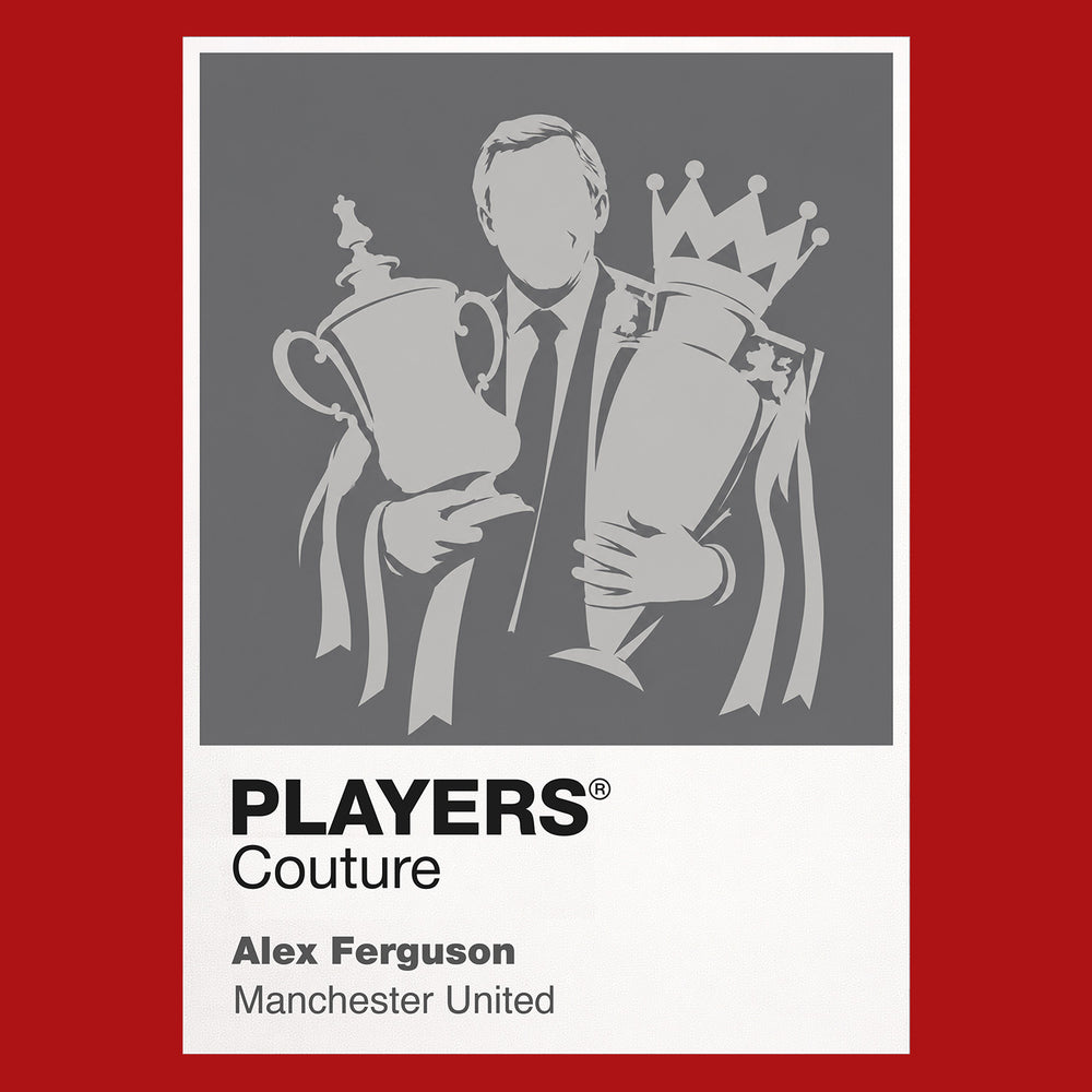 Alex Ferguson Manchester United Icon Frame — Red