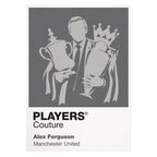 Alex Ferguson Manchester United Icon Frame — White