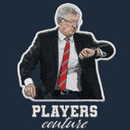 Alex Ferguson Badge Men's Hoodie – close-up detail shot of the Alex Ferguson Players Couture logo design
