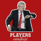 Alex Ferguson Badge Men's Hoodie – close-up detail shot of the Alex Ferguson Players Couture logo design