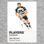 Alex Gerrard Widnes Vikings rugby league hoodie grey