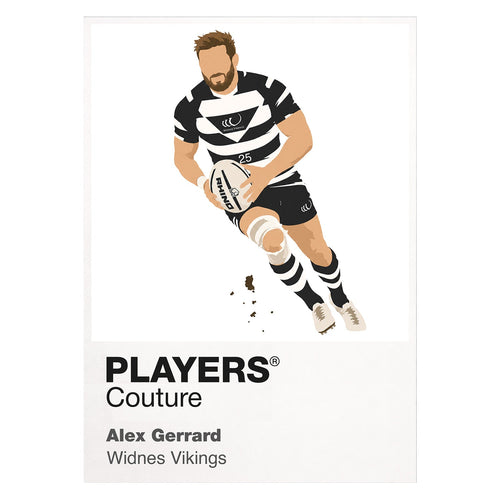 Alex Gerrard Widnes Vikings rugby league T-shirt white