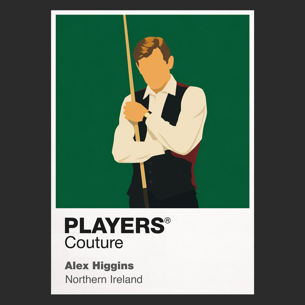 Alex Higgins Snooker Icon Frame Men's Hoodie