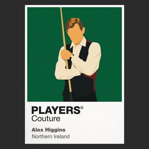 Alex Higgins Snooker Icon Frame - Icon Design