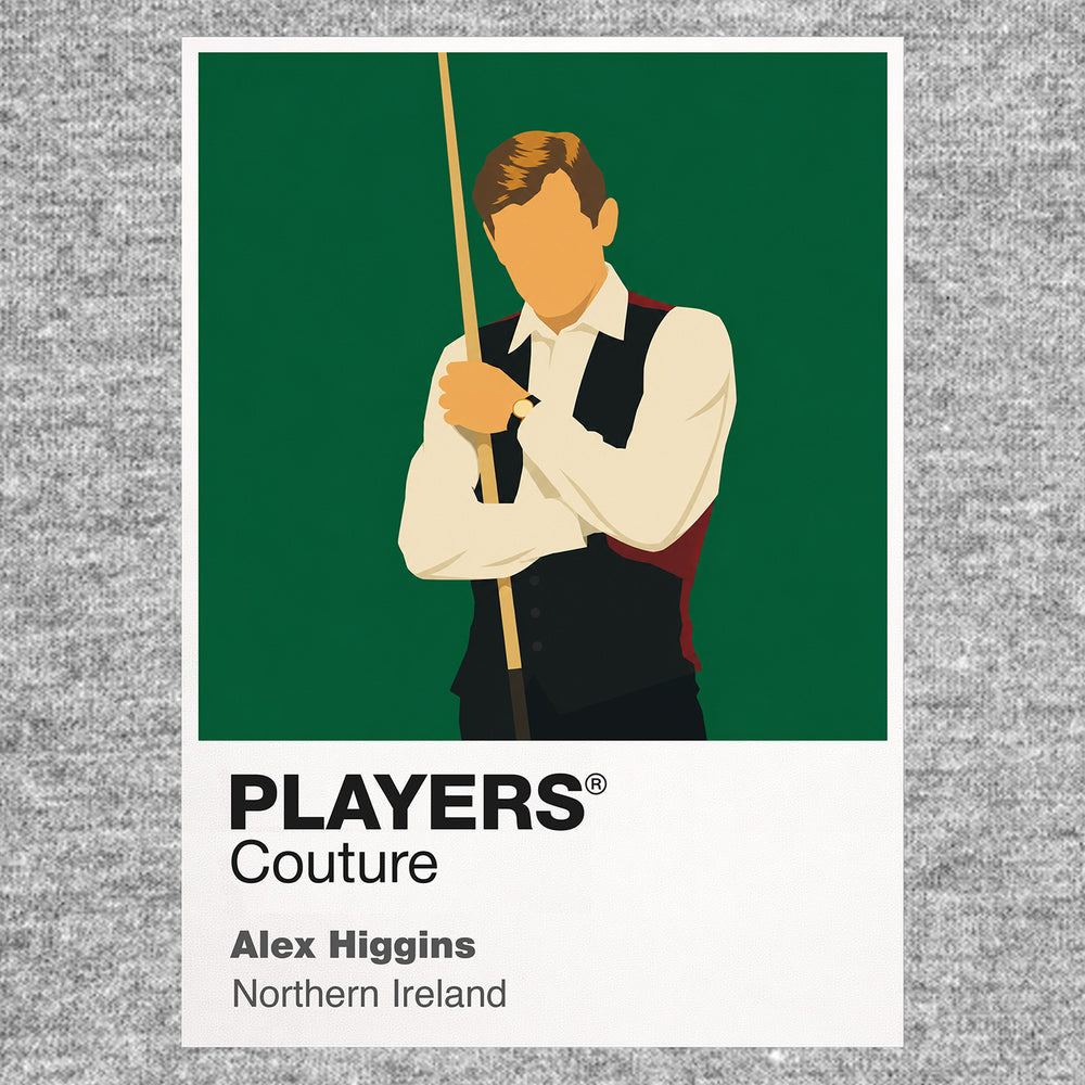 Alex Higgins Snooker Icon Frame Men's Hoodie