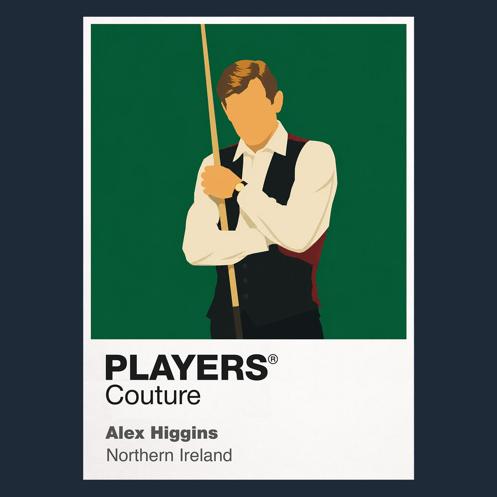 Alex Higgins Snooker Icon Frame Men's Hoodie