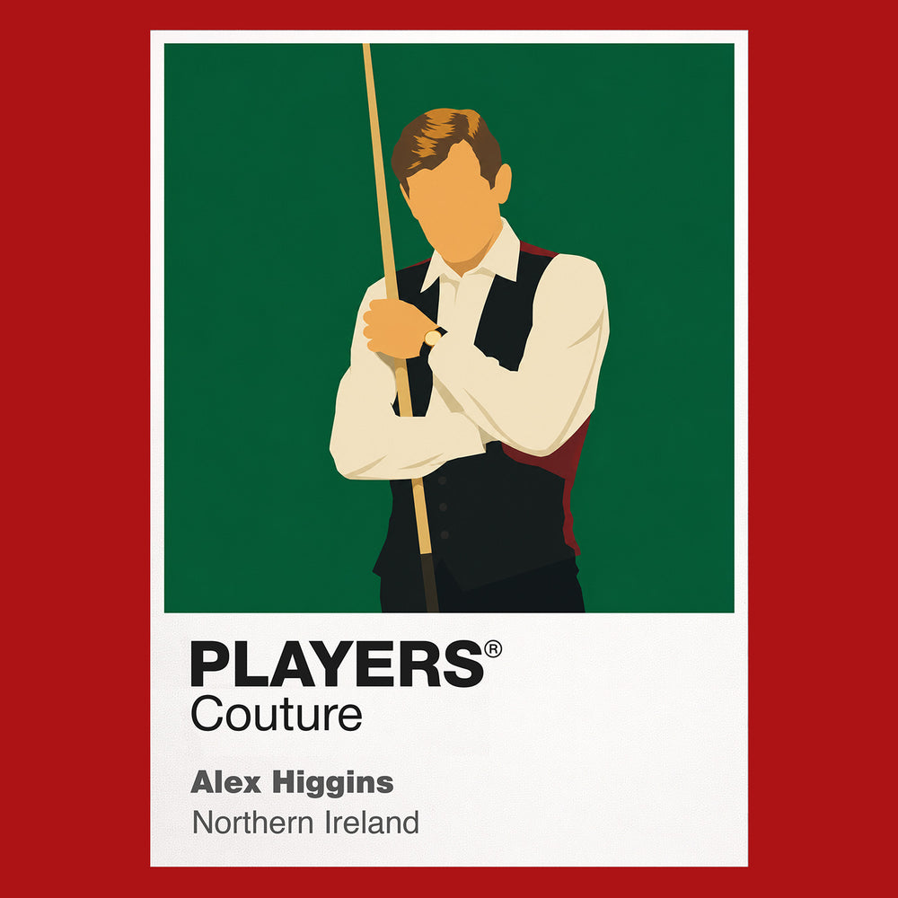 Alex Higgins Snooker Icon Frame Men's Hoodie