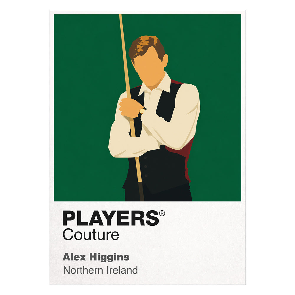 Alex Higgins Snooker Icon Frame Men's T-Shirt