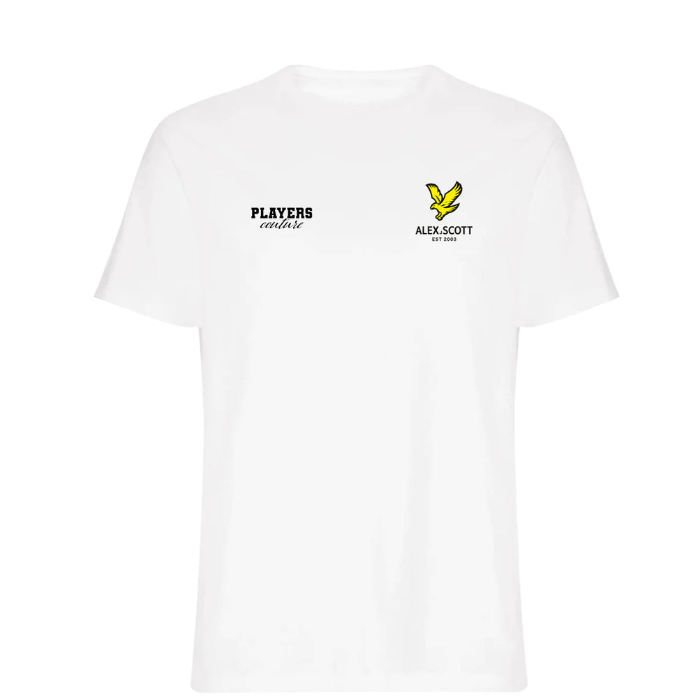 Alex Scott Logo Players Couture Men's T-Shirt White
