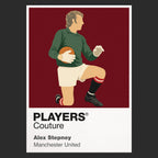 Alex Stepney Manchester United Men's T-Shirt - Black