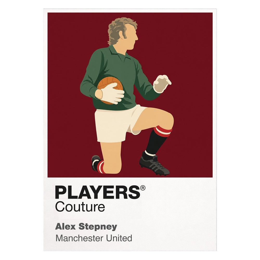 Alex Stepney Manchester United Men's T-Shirt - White
