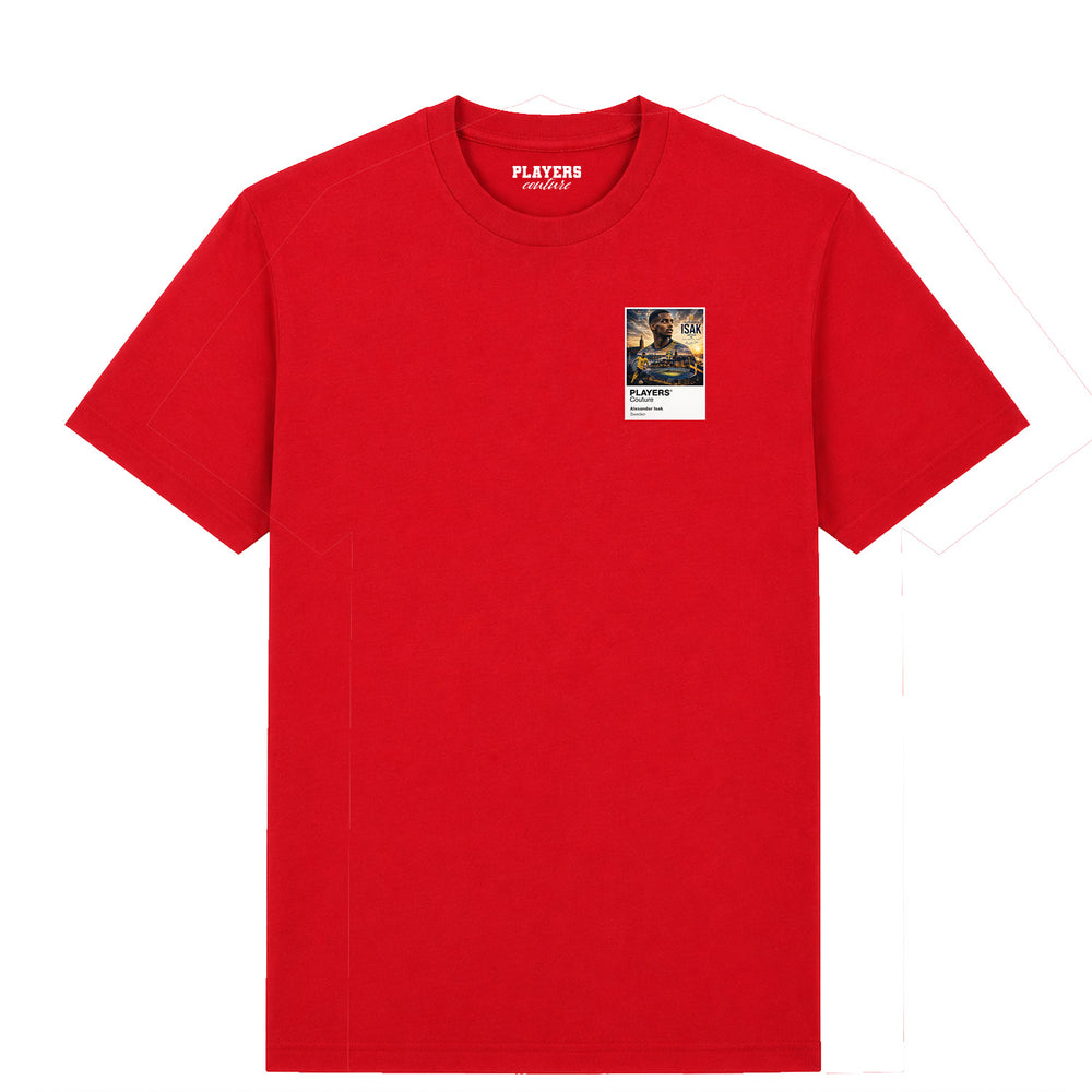 Alexander Isak Sweden Atlas Frame White men's t-shirt by Players Couture