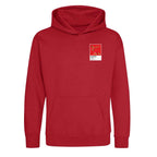 Alexander Isak Liverpool Icon Frame Kids Hoodie — Red