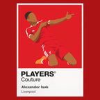 Alexander Isak Liverpool Icon Frame — Red