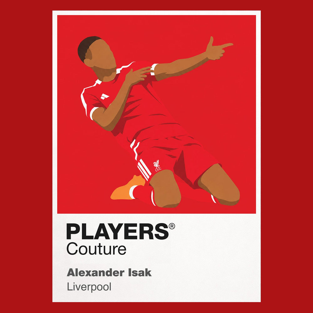 Alexander Isak Liverpool Icon Frame — Red