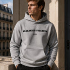 alexander-ovechkin name-print hoodie - grey