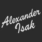 Alexander Isak Script Logo Players Couture Men's Casual Hoodie