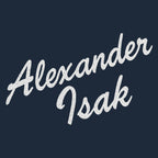 Alexander Isak Script Logo Players Couture Men's Casual Hoodie