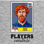 Alexi Lalas World Cup Sticker Kids Hoodie – alexi lalas grey Players Couture design