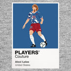 Alexi Lalas USA Icon Frame artwork in grey